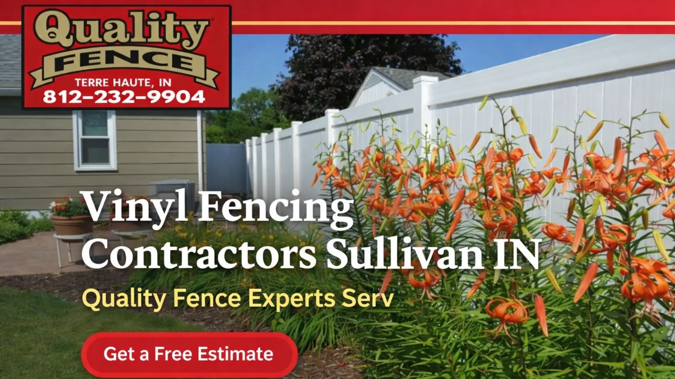 Vinyl Fencing Contractors Sullivan IN | Quality Fence Experts Serv