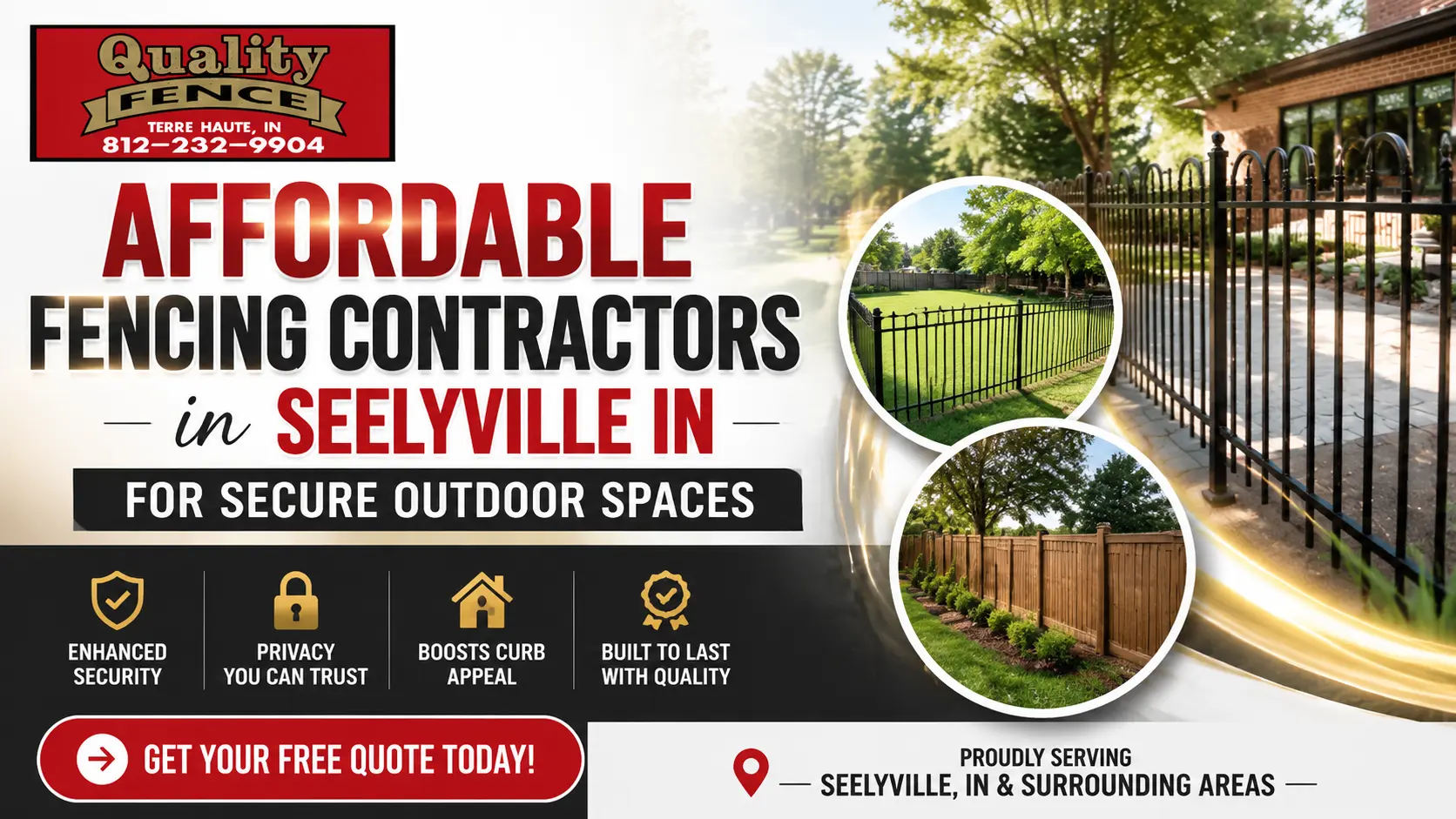 Affordable Fencing Contractors in Seelyville IN for Secure Outdoor Spaces