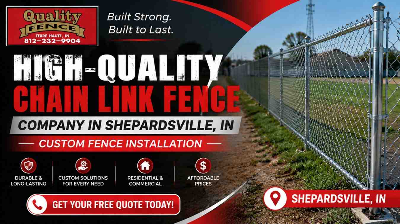 High-Quality Chain Link Fence Company in Shepardsville, IN | Custom Fence Installation