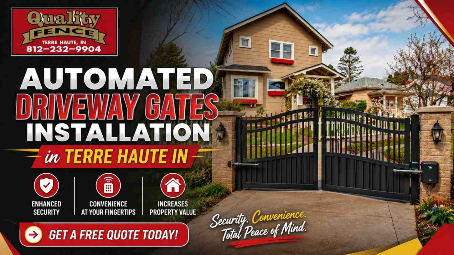 automated driveway gates installation in Terre Haute IN