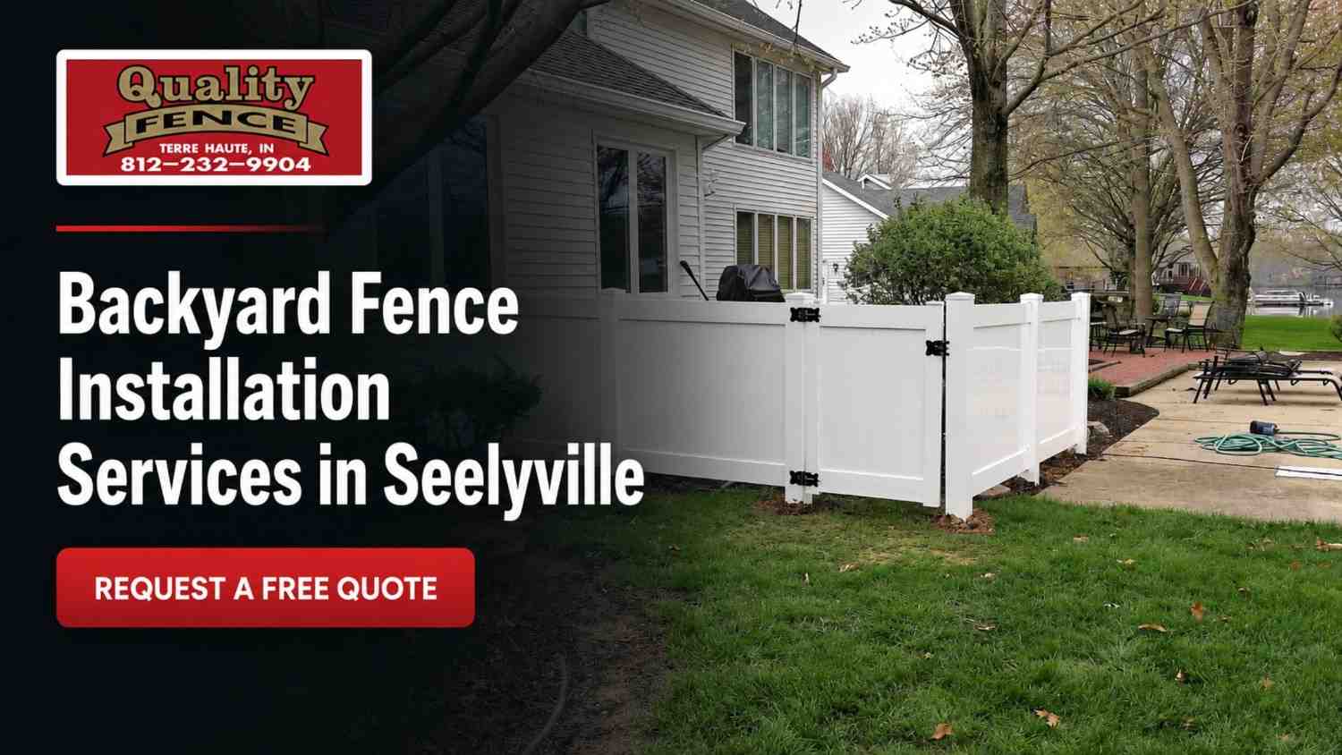 Backyard Fence Installation Services in Seelyville